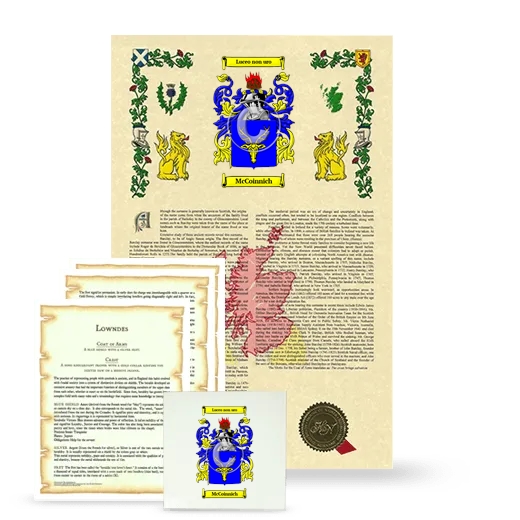 McCoinnich Armorial, Symbolism and Large Ceramic Tile