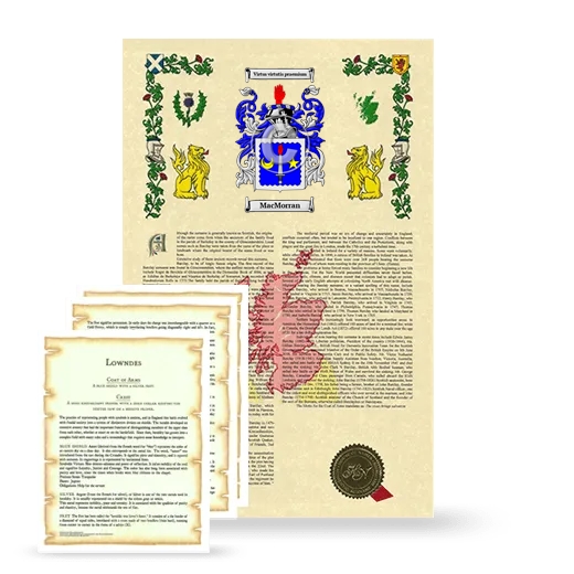 MacMorran Armorial History and Symbolism package