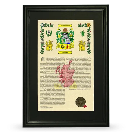 Magneil Deluxe Armorial Framed - Black