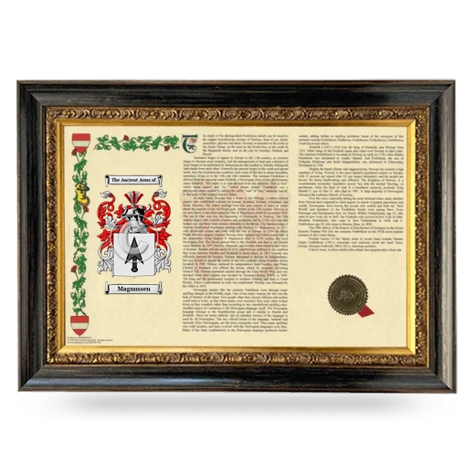 Magnussen Armorial Landscape Framed - Heirloom