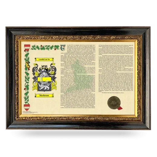 Mackeson Armorial Landscape Framed - Heirloom