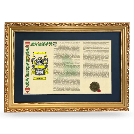 Mackeson Deluxe Armorial Landscape Framed - Gold