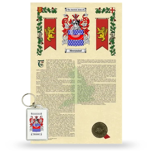 Merrymind Armorial History and Keychain Package