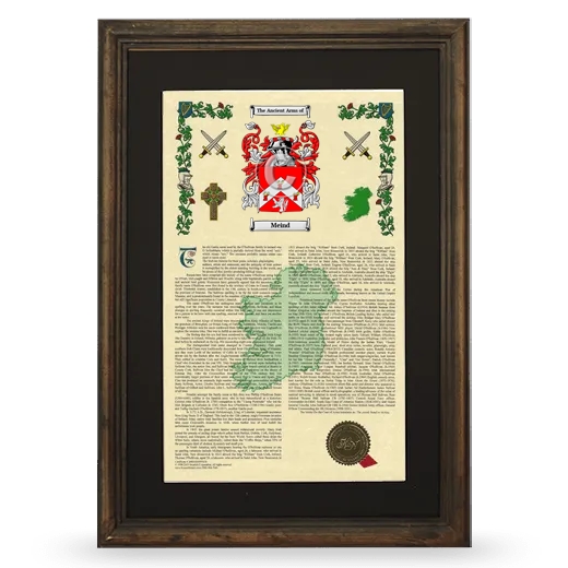 Meind Deluxe Armorial Framed - Brown