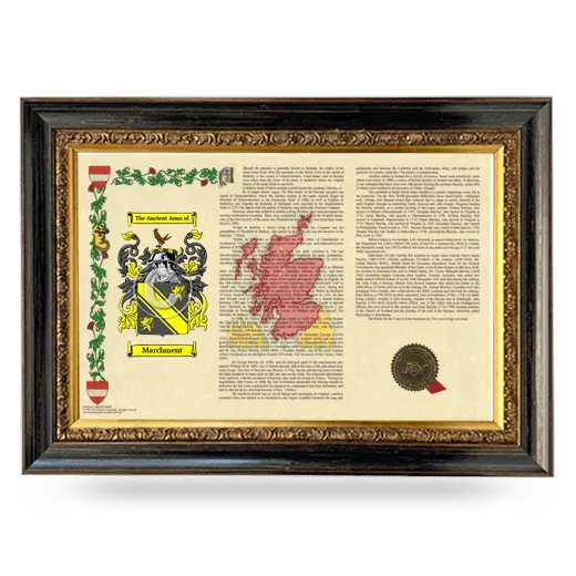 Marchment Armorial Landscape Framed - Heirloom