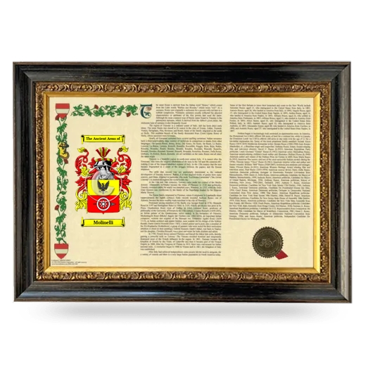 Molinelli Armorial Landscape Framed - Heirloom