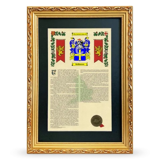 Mollineaux Deluxe Armorial Framed - Gold