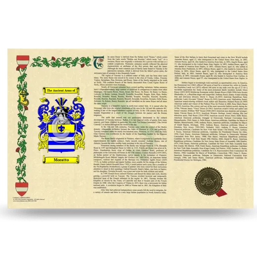 Moratto Armorial History Landscape Style