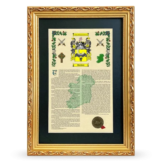 Morrisey Deluxe Armorial Framed - Gold