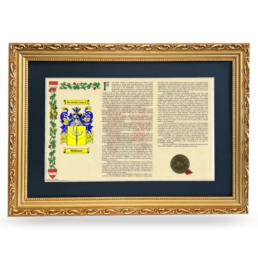 Molenaar Deluxe Armorial Landscape Framed - Gold