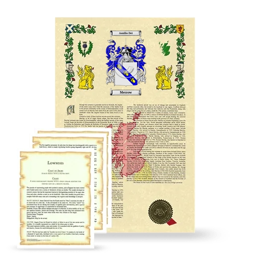 Merrow Armorial History and Symbolism package