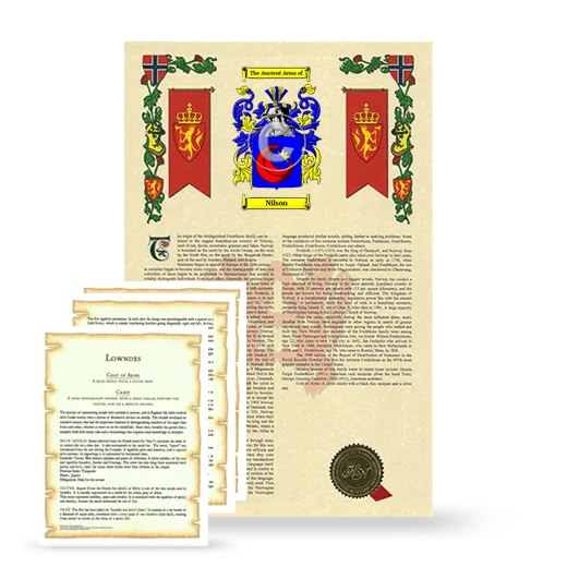 Nilson Armorial History and Symbolism package