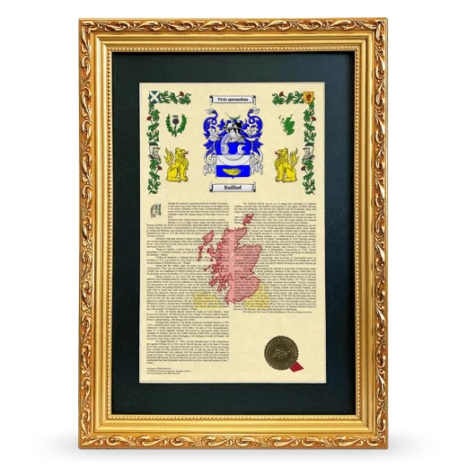 Knifind Deluxe Armorial Framed - Gold