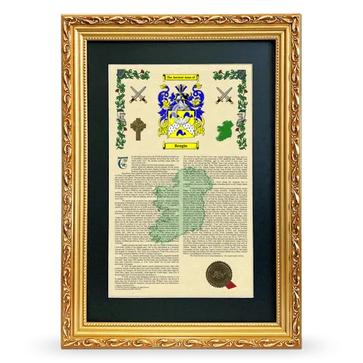 Reagin Deluxe Armorial Framed - Gold