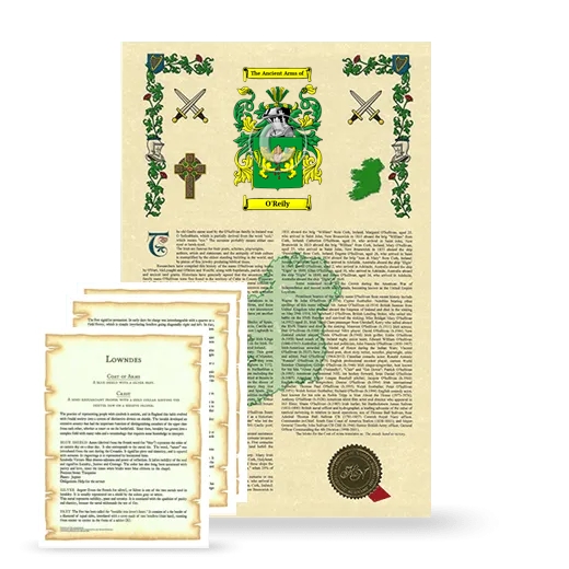 O'Reily Armorial History and Symbolism package