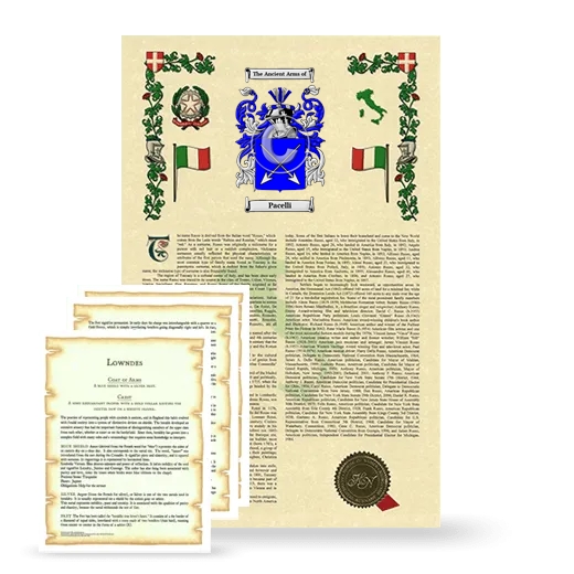 Pacelli Armorial History and Symbolism package