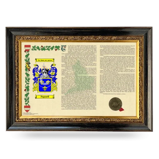 Paganell Armorial Landscape Framed - Heirloom