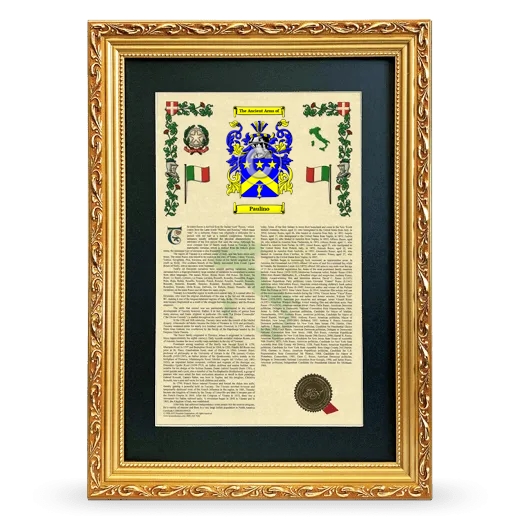 Paulino Deluxe Armorial Framed - Gold