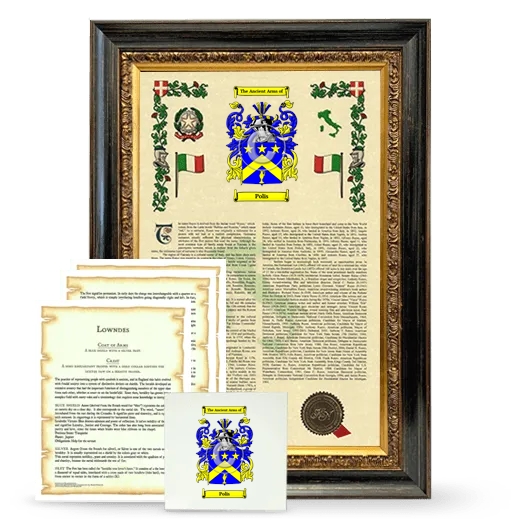 Polis Framed Armorial, Symbolism and Large Tile - Heirloom