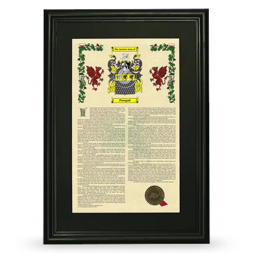 Peasgod Deluxe Armorial Framed - Black