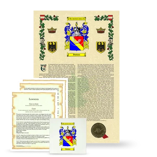 Peeters Armorial, Symbolism and Large Ceramic Tile