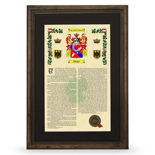 Pflueger Deluxe Armorial Framed - Brown