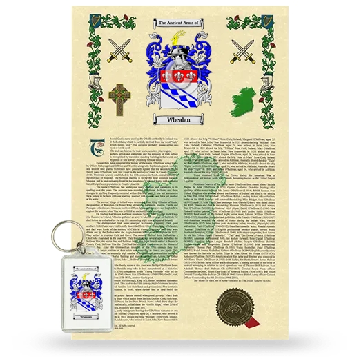 Whealan Armorial History and Keychain Package