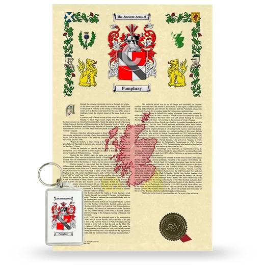 Pumphray Armorial History and Keychain Package