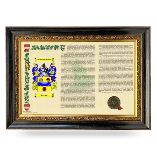 Prame Armorial Landscape Framed - Heirloom