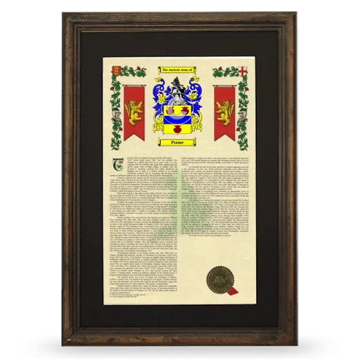 Prame Deluxe Armorial Framed - Brown