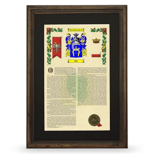 Puc Deluxe Armorial Framed - Brown