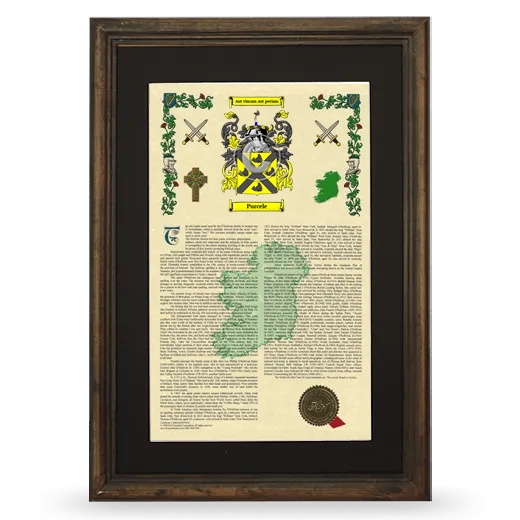 Purcele Deluxe Armorial Framed - Brown