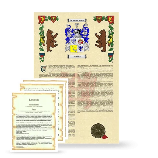 Pushka Armorial History and Symbolism package