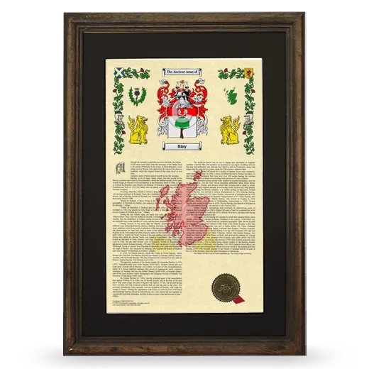 Riny Deluxe Armorial Framed - Brown