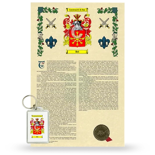 Rei Armorial History and Keychain Package