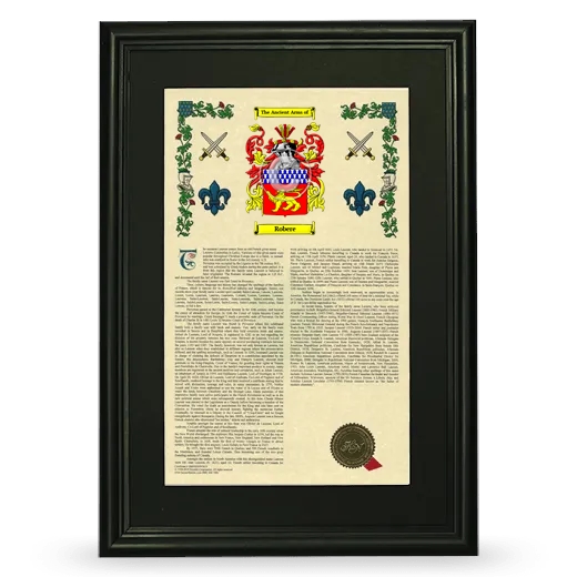 Robere Deluxe Armorial Framed - Black