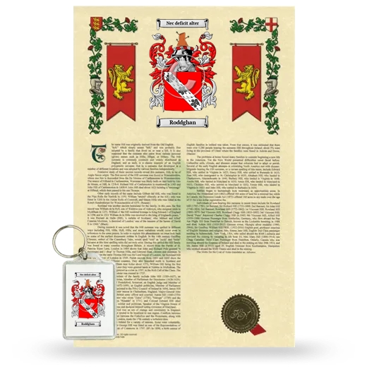 Roddghan Armorial History and Keychain Package