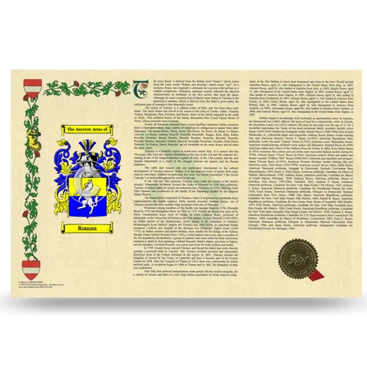 Roman Armorial History Landscape Style