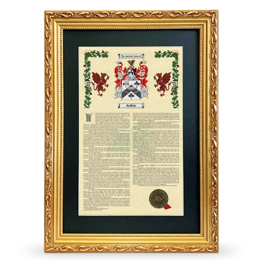 Ruffalo Deluxe Armorial Framed - Gold