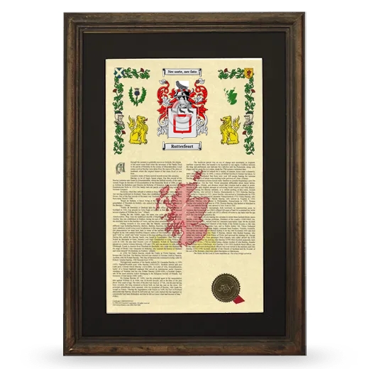 Rutterfeart Deluxe Armorial Framed - Brown