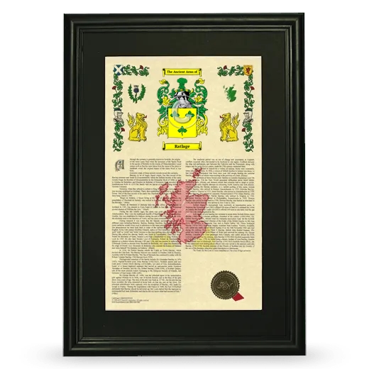 Ratlage Deluxe Armorial Framed - Black