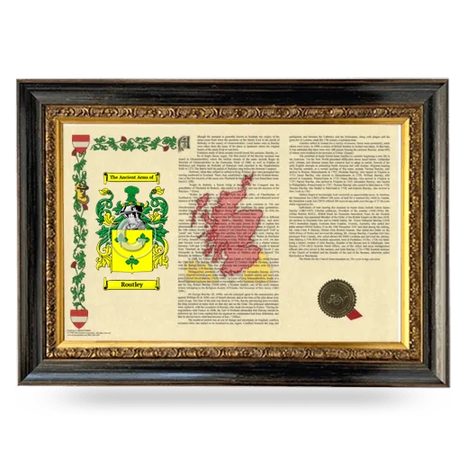 Routley Armorial Landscape Framed - Heirloom