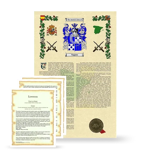 Yagues Armorial History and Symbolism package