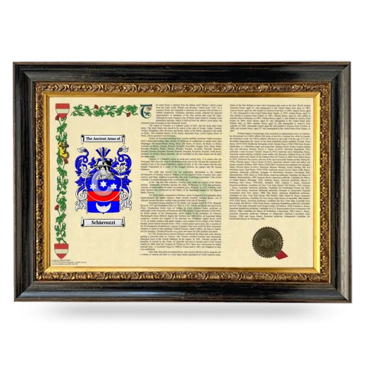 Schiavuzzi Armorial Landscape Framed - Heirloom