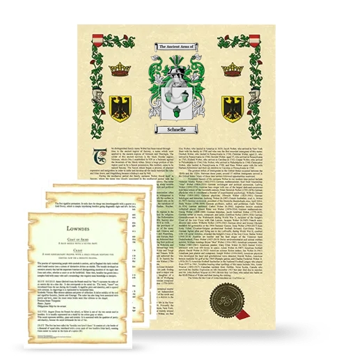 Schnelle Armorial History and Symbolism package