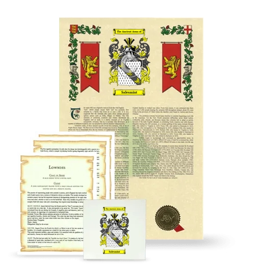 Salesmint Armorial, Symbolism and Large Ceramic Tile