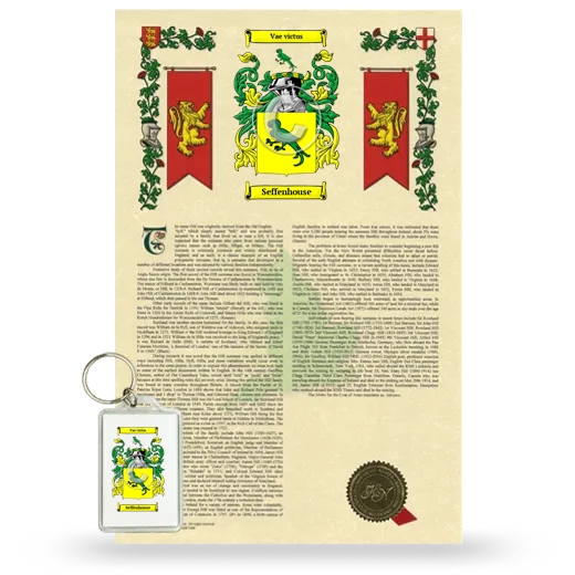 Seffenhouse Armorial History and Keychain Package