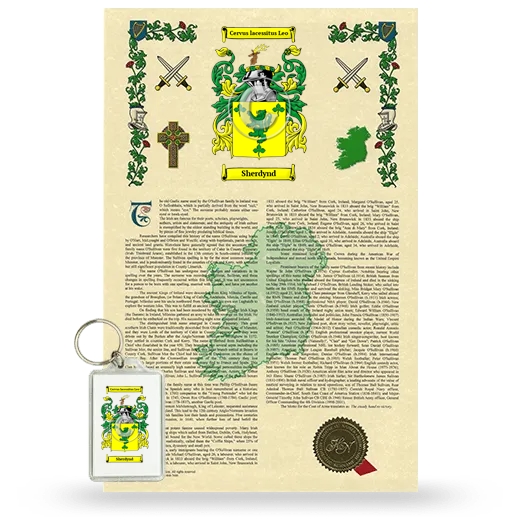 Sherdynd Armorial History and Keychain Package