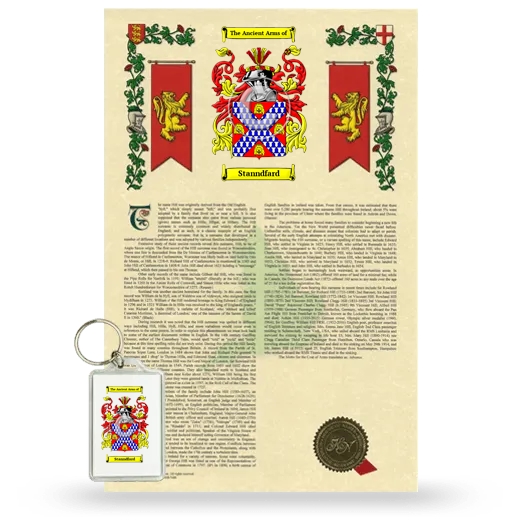 Stanndfard Armorial History and Keychain Package