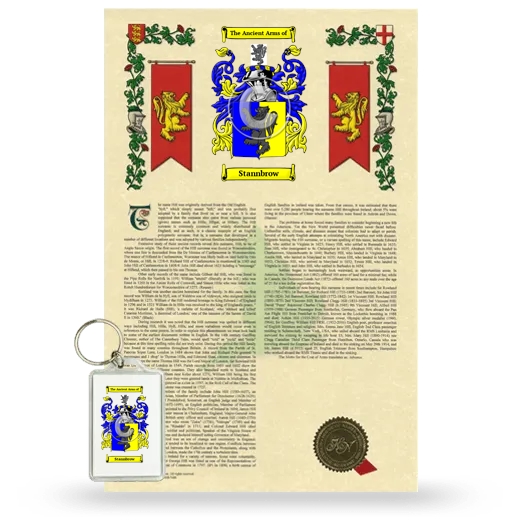 Stannbrow Armorial History and Keychain Package